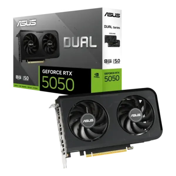 ASUS Dual GeForce RTX 5050 8GB GDDR6 550W Graphics Card